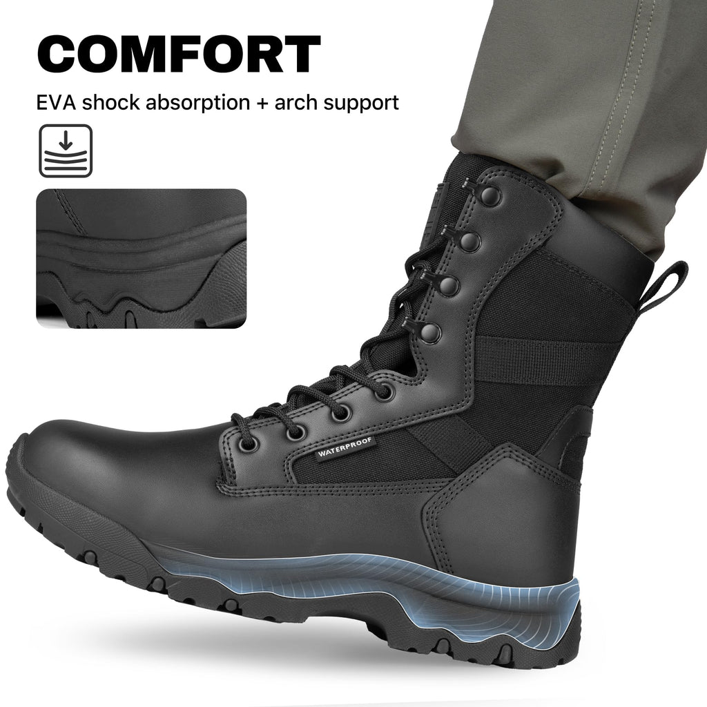 Waterproof Side Zip 8" Tactical Boot Z904552
