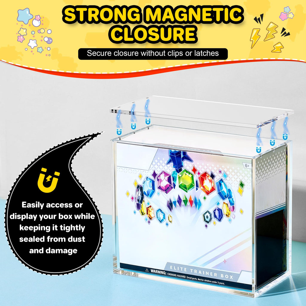 2 PCS 5mm Clear Acrylic Display Case G76244