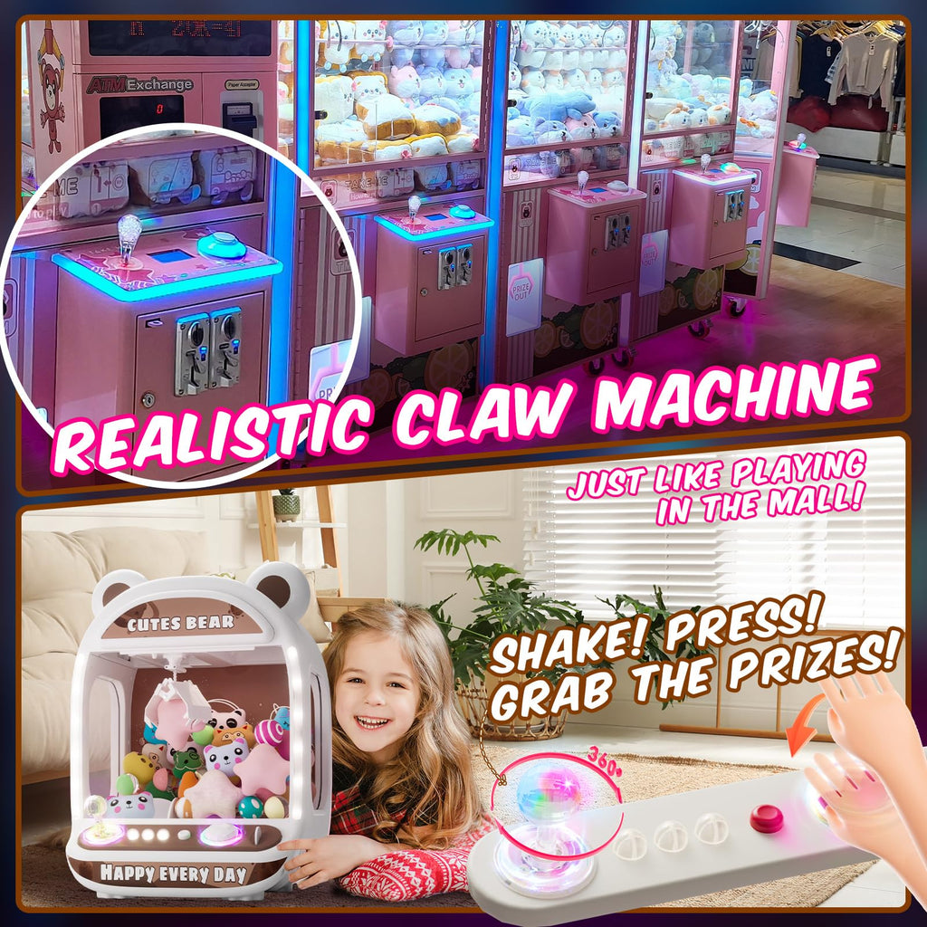 Claw Machine with Refill Toys & Prizes W4737