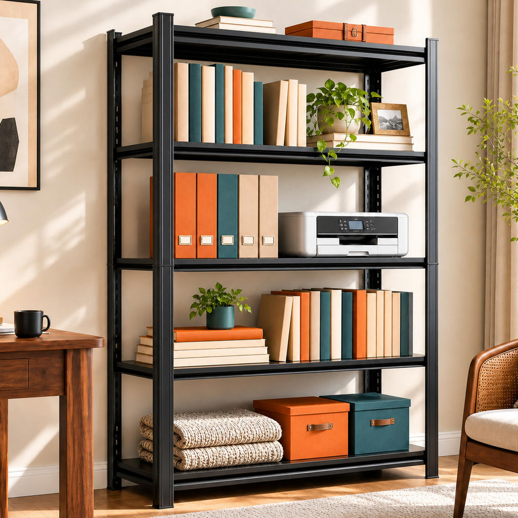 Metal Adjustable Heavy Duty Bookshelf O8140