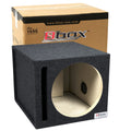 Single Vented 12 Inch Subwoofer Box with Nickel Finish Terminals U822195