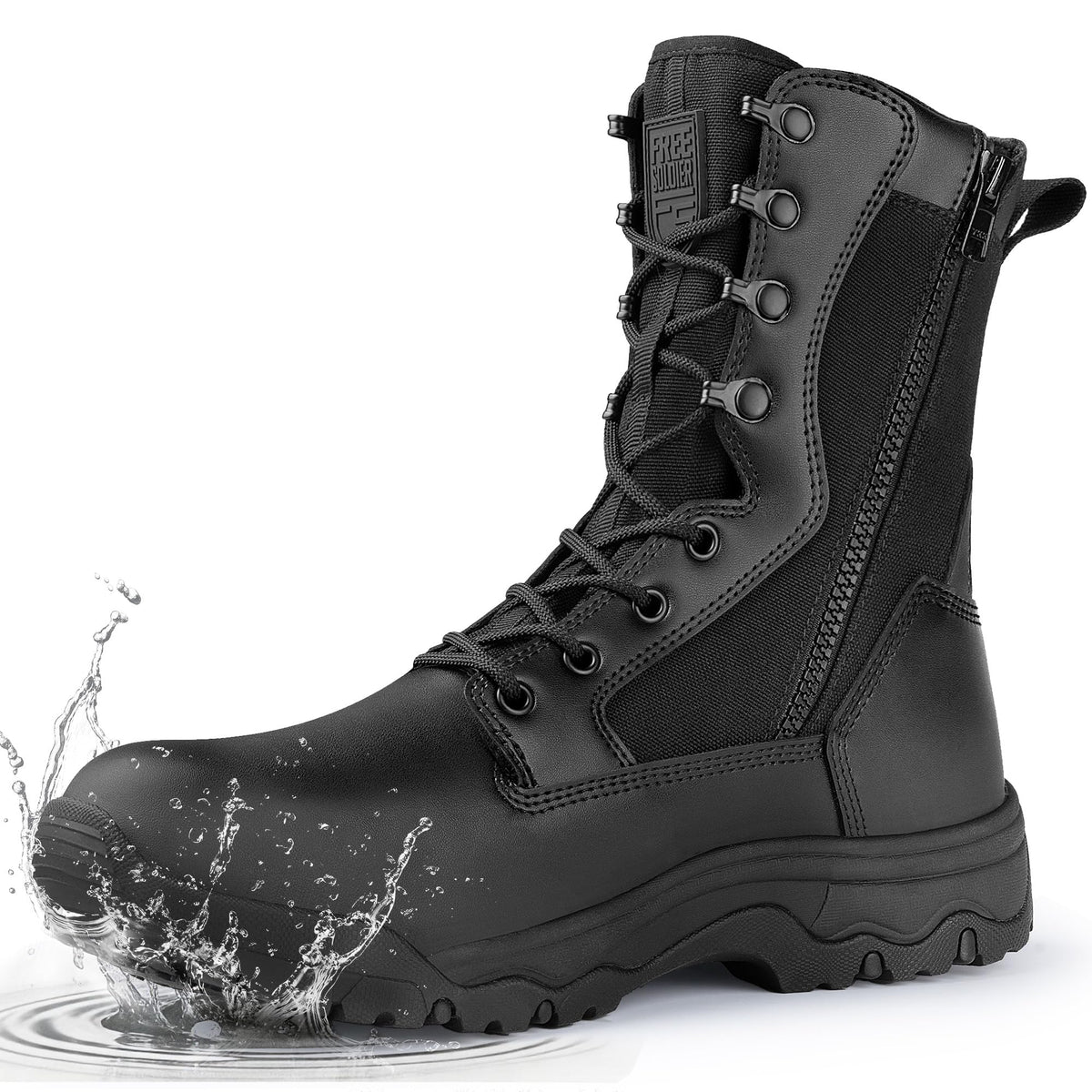 Waterproof Side Zip 8" Tactical Boot Z904552