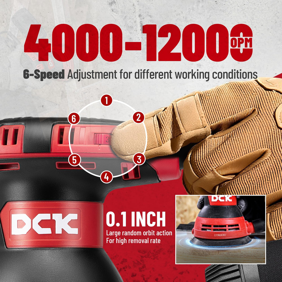 3.0 AMP Corded Random Orbital Sander K228432