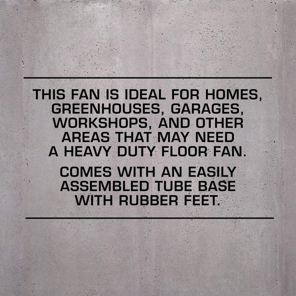 Black 20in 3 Speeds Floor Fan 2 Pack K966