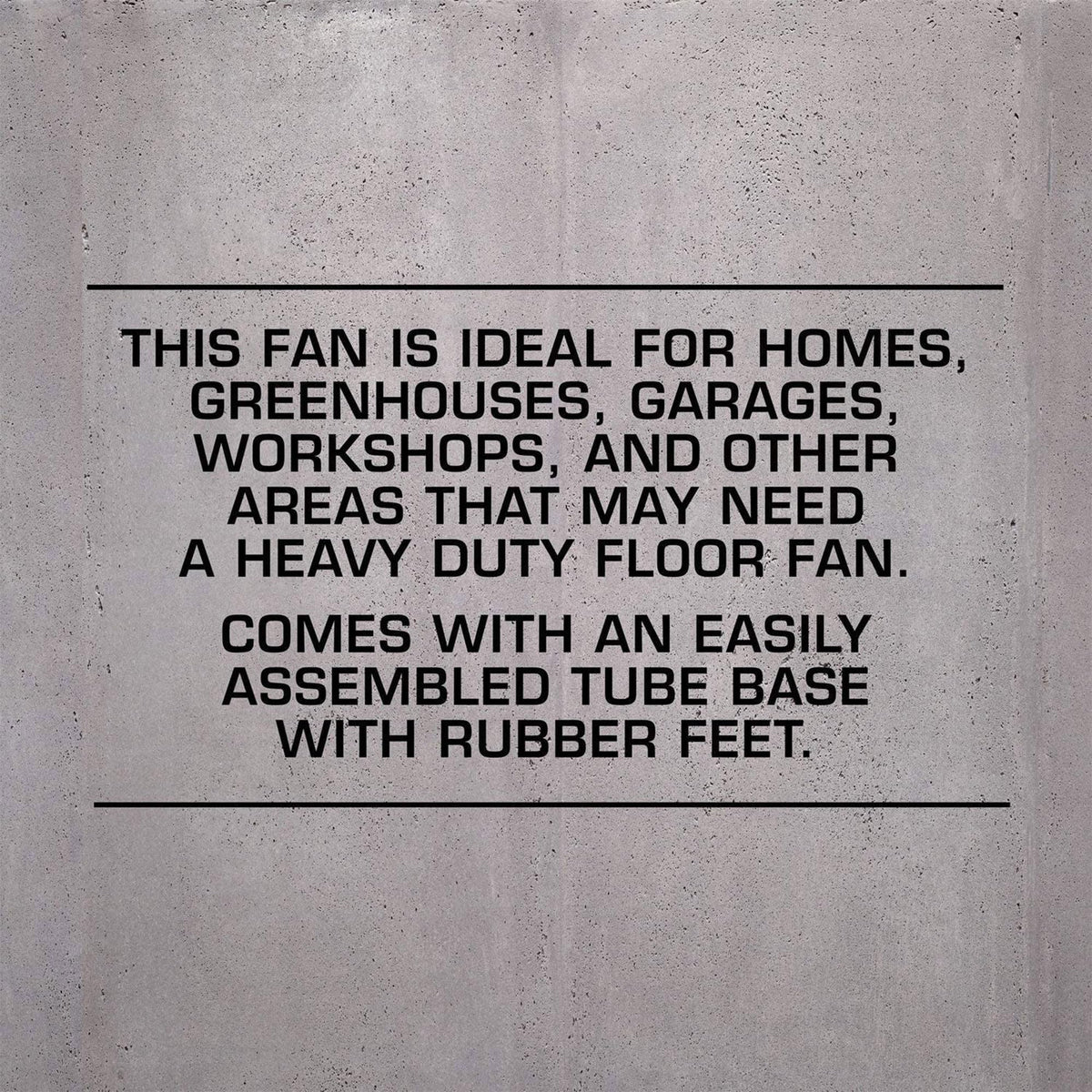 Black 20in 3 Speeds Floor Fan 2 Pack K966