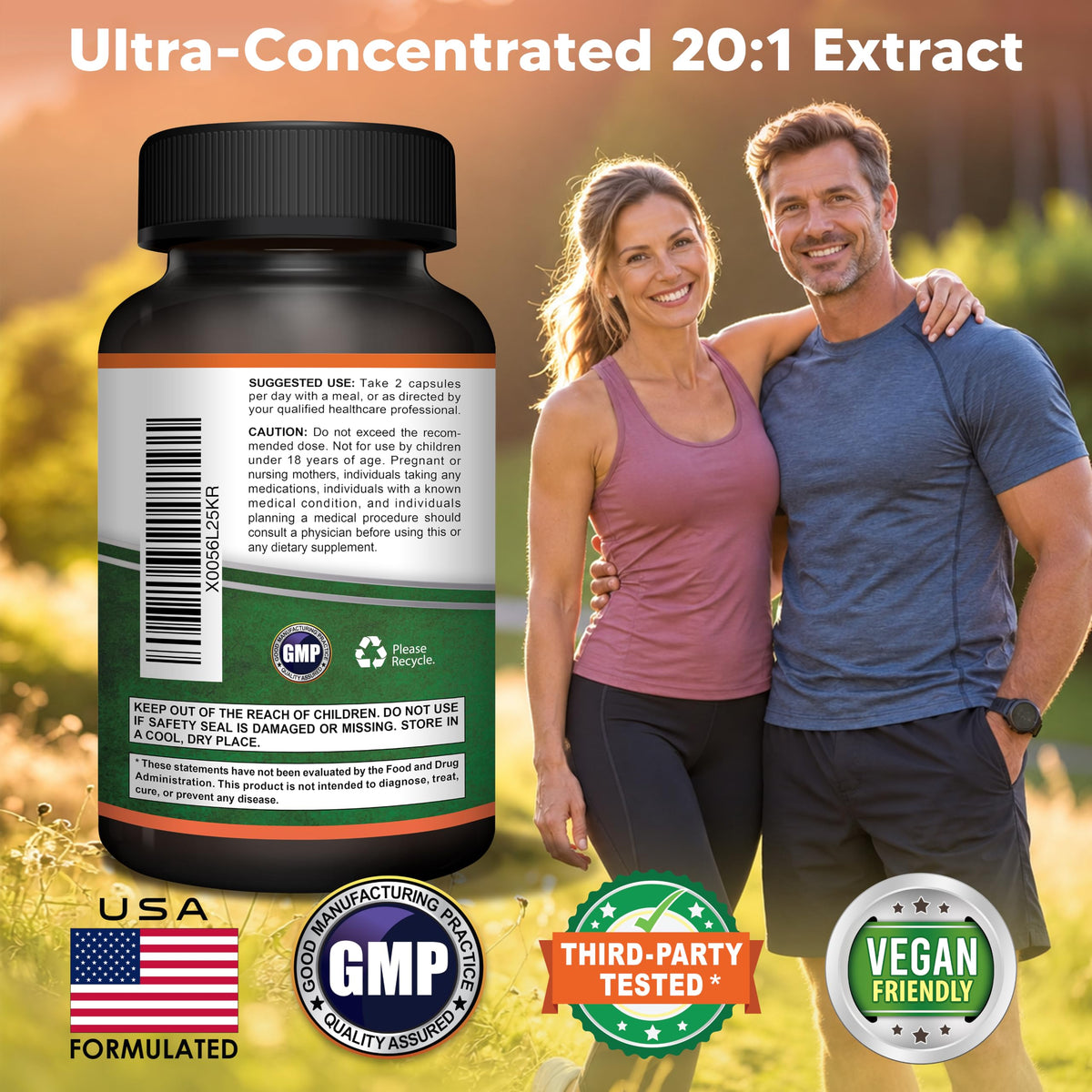 Moringa with Berberine Supplement 120 Capsules H857168