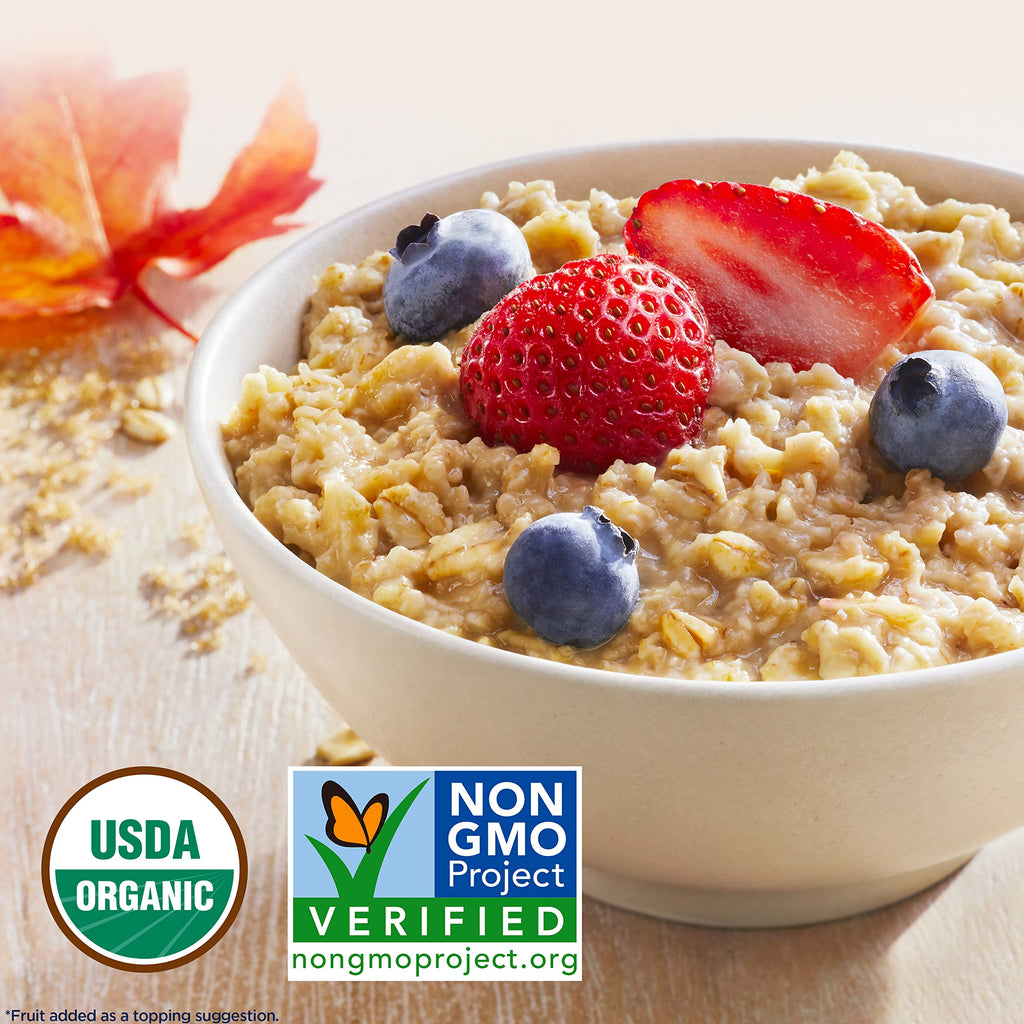 Organic Maple & Brown Sugar Instant Oatmeal, 8 Packets (6 Boxes) G83078