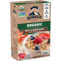 Organic Maple & Brown Sugar Instant Oatmeal, 8 Packets (6 Boxes) G83078